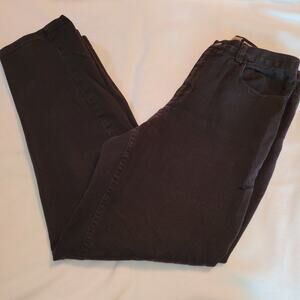 Jones New York black straight leg jeans